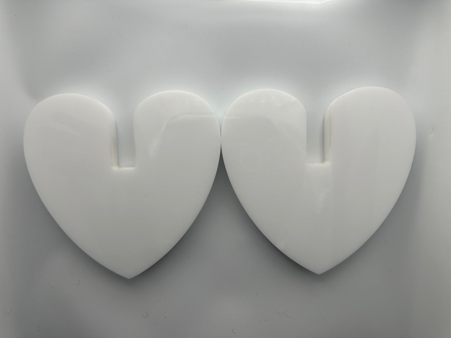 White x White Hearts