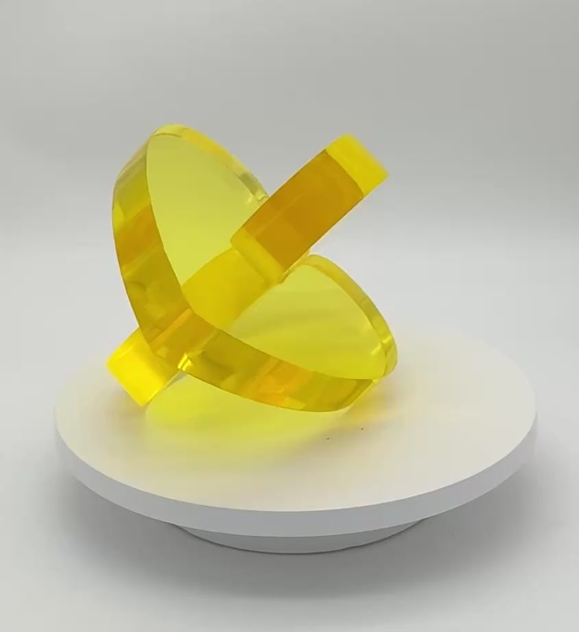 Yellow x Yellow Hearts – LoveSculptures