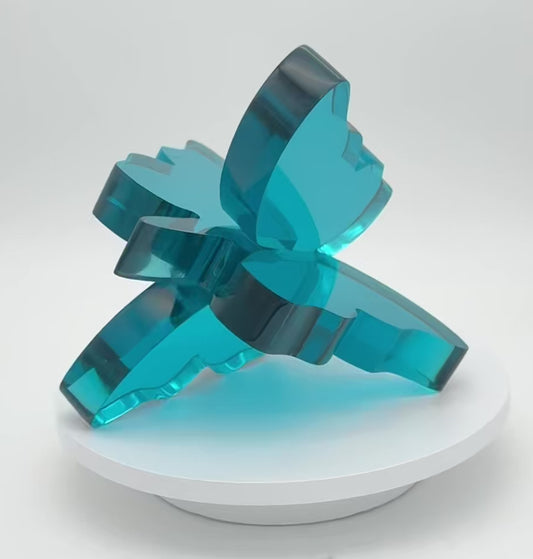 Teal x Teal Butterfly