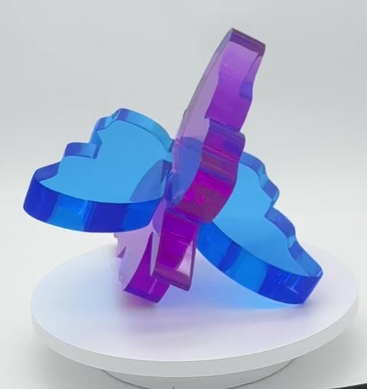 Blue x Violet Butterfly